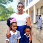 Kasumba Nursery and Primary School parent sharing a testimony
